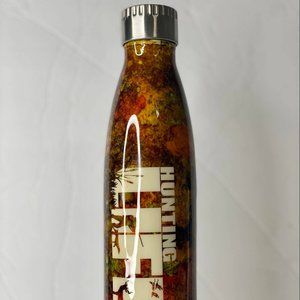 Hunting Life alcohol ink water bottle - custom made by me